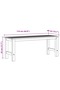 Garden Bench 114 cm Solid Teak Wood - 3