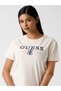 Steffi Crew Neck Short Sleeve Women's White T-Shirt V6Ri13Kd772-G1O6 - 3