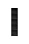 Bookcase Black 40x24x176 cm Engineered Wood - 2