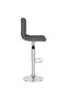 Bar Stools 2 pcs Dark Grey Fabric - 4