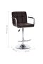 Bar Stools 2 pcs Brown Faux Leather - 3