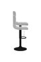 Bar Stools 2 pcs Light Grey Velvet - 6