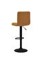 Bar Stools 2 pcs Brown Velvet - 5