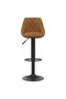 Bar Stools 2 pcs Brown Velvet - 2