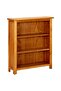 3-Tier Bookcase 70x22.5x82 cm Solid Oak Wood