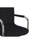 Bar Stool Black Fabric - 6