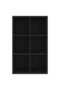 Book Cabinet/Sideboard Black 66x30x98 cm Engineered Wood - 5