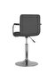 Bar Stool Dark Grey Fabric - 4