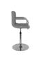 Bar Stool Light Grey Fabric - 2