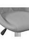 Bar Stool 2 pcs Light Grey Velvet - 7