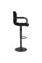 Bar Stools 2 pcs Black Velvet - 4