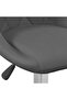 Bar Stool Dark Grey Velvet - 6
