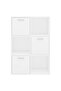 Storage Cabinet White 60x29.5x90 cm Engineered Wood - 6