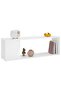 TV Cabinet White 100x24x32 cm Engineered Wood - 5