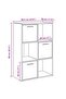 Storage Cabinet Black 60x29.5x90 cm Engineered Wood - 3