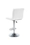 Bar Stools 2 pcs White Faux Leather - 5