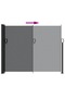 Retractable Side Awning Black 160x600 cm - 4