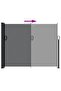 Retractable Side Awning Black 160x500 cm - 4