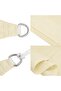 Sunshade Sail 160 g/m² Cream 2.5x3 m HDPE - 5