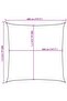 Sunshade Sail 160 g/m² Cream 4x4 m HDPE - 3