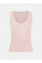 Sleeveless V-Neck Stella Undershirt Knitwear Women Pink Knitwear W6Rr36Z0132-A627 - 4
