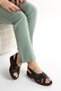 Panama Series Anti-Heel Spur Orthopedic Genuine Leather Daily Women's Sandals - 4