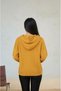 Women's Hooded Front Buttoned Soft Knitwear Winter Jacket Suitable for Sporty and Stylish Hijab - 2
