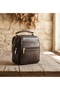 Men's Hand and Shoulder Bag 100% Genuine Leather with Cover and Long Strap - 2