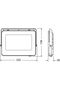 FloodLight LED Eco 70W 3000K Outdoor Work Light - 3