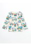 Lcw Baby Ecru Crew Neck Printed Baby Boy Pajamas Suit - 2