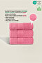 3-Piece Hand Towel Set 100% Cotton Certified, Hand / Face / Bath / Kitchen Towels 50X80Cm - Dusty Rose - 2