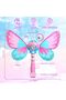 Butterfly Magic Wand Bubble Maker for Kids Musical Magic Fairy Machine Flashing Lights Water Bubbles - 2