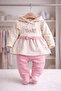 Baby Girl 100% Cotton 5-Piece Set with Butterfly and Flower Pattern Size: 1-2-3 Months - 2