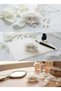 Pearl and Flower Clip Barrette - Black White Gray 3 Colors - Luxury Evening Dress Hair Accessory - 7