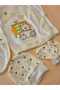 Baby Hospital Release 5-Piece Zibin Set Newborn 5-Piece Zibin Set Patterned Green - 8