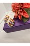 Striped Colorful Mineral Steel Earrings - 3