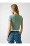 Gj Short Sleeve Crew Neck Baby Baker Women's Green T-Shirt W6Ri15J1314-G8Fd - 2
