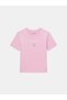 Gj Short Sleeve Crew Neck Baby Baker Women's Pink T-Shirt W6Ri15J1314-G65F - 4