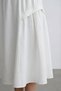 Women's Elastic Waist Midi Skirt – Ecru - 6