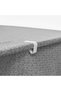 White Plastic Tablecloth Clips - 4pcs - 2