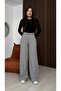 Gray Women's Comfortable Fit Knitwear Pants Size 38/40 - 7