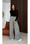 Gray Women's Comfortable Fit Knitwear Pants Size 38/40 - 4