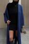 Maxi Boy Oversized Soft Textured Knitwear Cardigan Aw25Hi0072 - 5