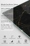 Mienda 25X35 cm Tempered Glass Cutting Board and Presentation Tray - Noble Black Marble - 3