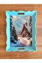 Handmade Wooden Painting Tray - Whispering Winter Collection |   No: 3 - 3
