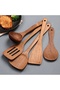 Kamptek Acacia Wood Slotted Spatula - Serving Presentation Spatula Heat Resistant and Non-Scratch Construction - 8