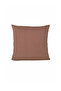 Brown Luxury Soft Textured Velvet Living Room Throw Pillow Cover - 5