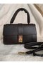 Women's Hand & Shoulder Bag with Lock Detail, Classic Design, Stylish Bag