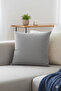 Gray Luxury Soft Textured Velvet Living Room Throw Pillow Cover - 2