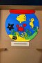 Wooden Aquarium DIY Painting / Activity Set / Kindergarten Educational Children's Development Activities - 4